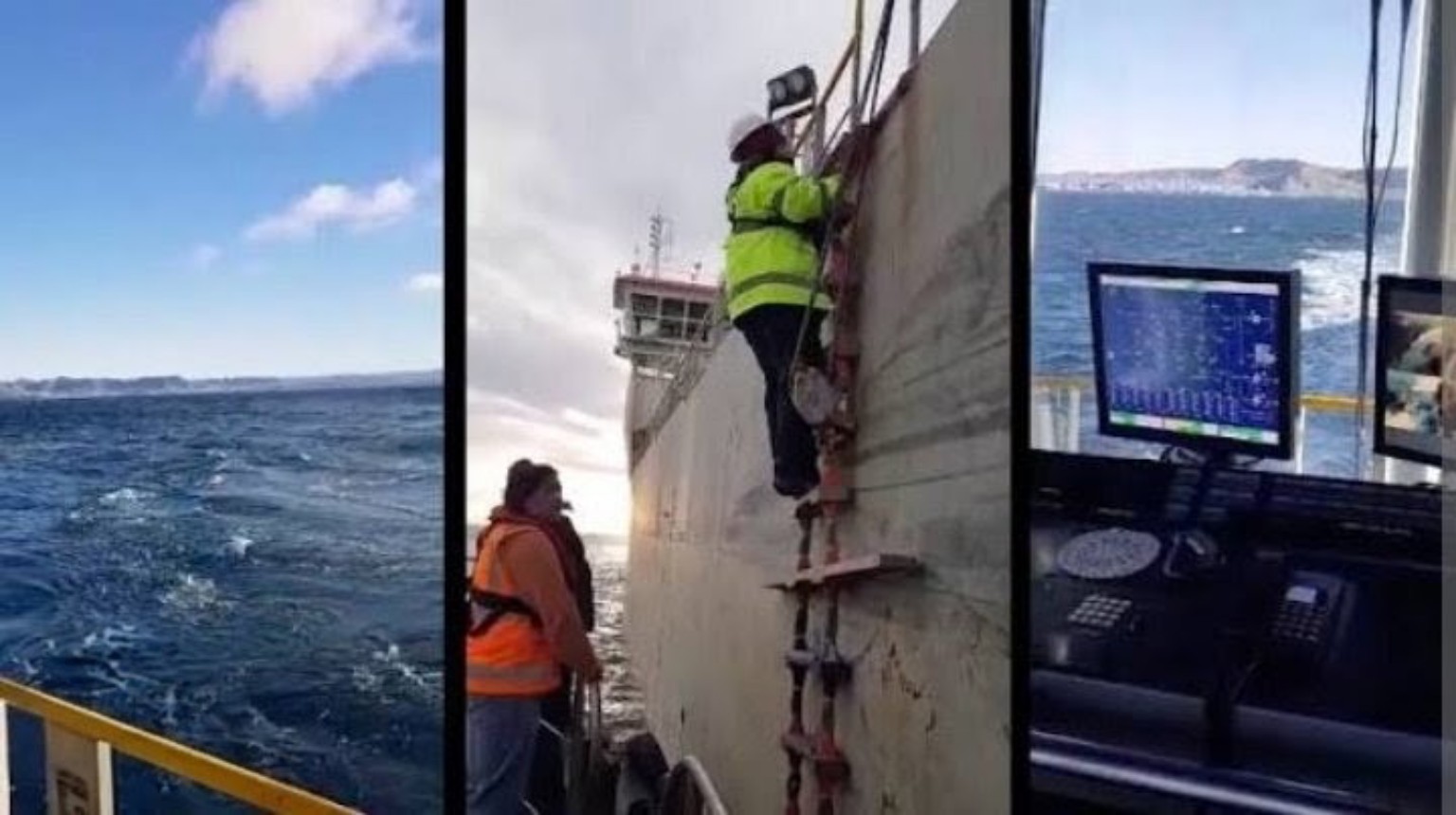 Supervisión de operación fluvial a bordo
